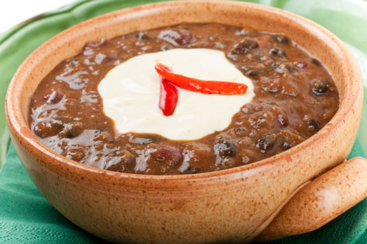 Rezept für mexikanisches Geflügel: Chipotle Black Bean Turkey Chili