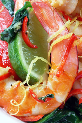 Mexikanisches Meeresfrüchte-Rezept: Garnelen in einem Knoblauchbad