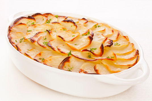 Überbackene Kartoffeln (Gratin Dauphinois)