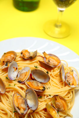 Spaghetti mit Muscheln (Spaghetti con Vongole)