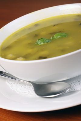 Rezept für Teriyaki-Türkei-Fleischbällchen-Suppe