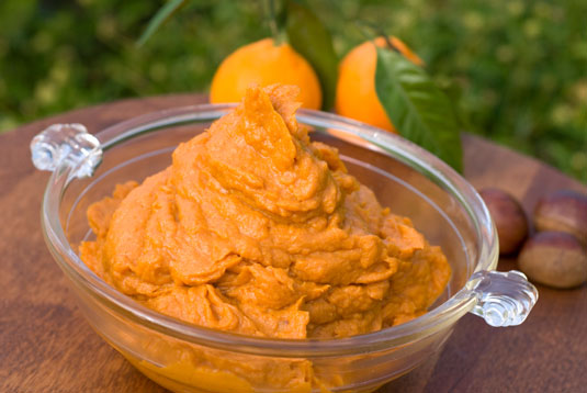 Rezept für Süßkartoffelpüree mit Vanilleduft