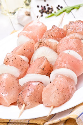 Rezept für Curry-Lammkebabs