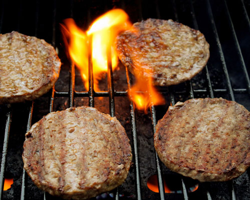 Rezept für Koriander-gewürzte Burger