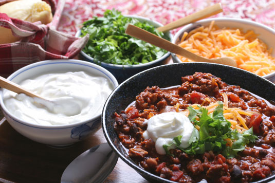 Rezept für Rindfleisch-Bohnen-Chili
