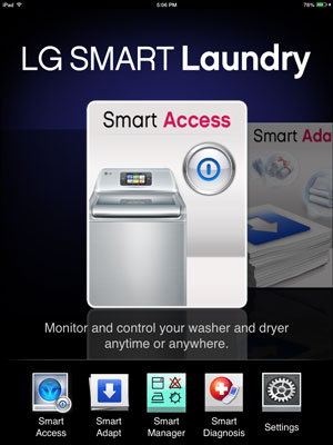 Automatisierte Wäsche von LG