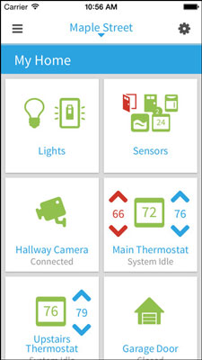 Smartes ComfortLink-Thermostat von Trane