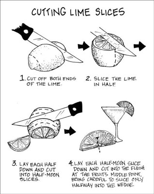 Barkeeper-Grundlagen: Wie man Obst zum Garnieren schneidet