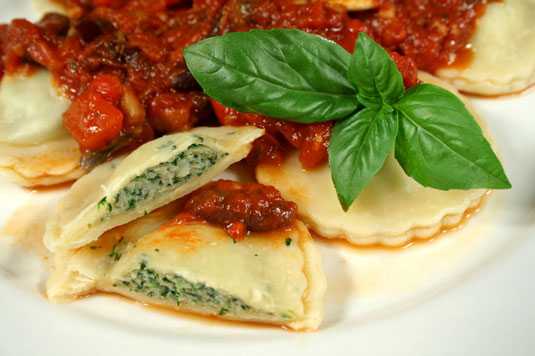 Spinat-Ravioli (Ravioli di Spinaci)