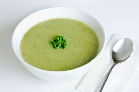 Kartoffel-Lauch-Suppe (Potage Parmentier)
