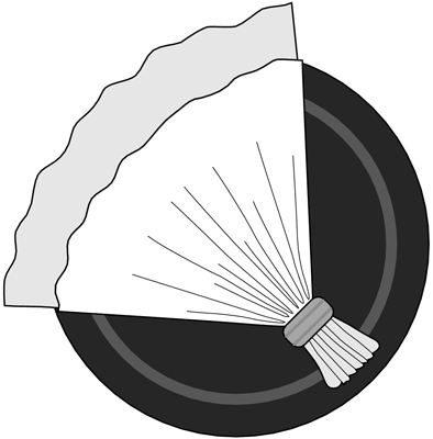 Wie man schicke gefaltete Servietten herstellt