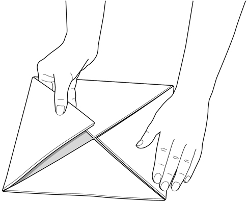 Wie man schicke gefaltete Servietten herstellt