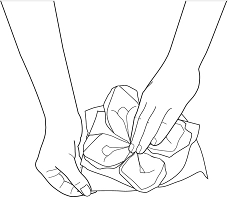 Wie man schicke gefaltete Servietten herstellt