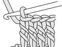 Wie man eine Dreifachhäkelarbeit macht